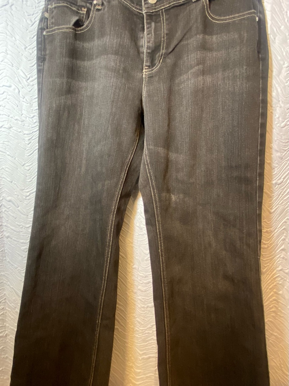 White House Black Market Women's Black Boot-Cut Jeans